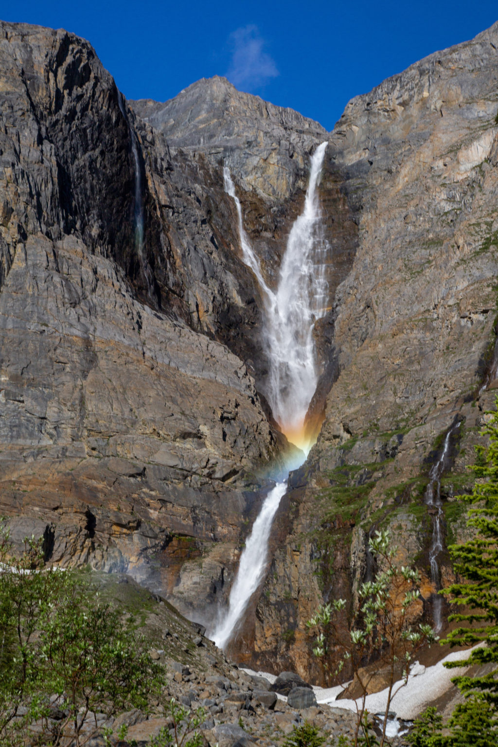 Day 2 Rockwall North Morning at Helmet Falls Kootenay NP Boot